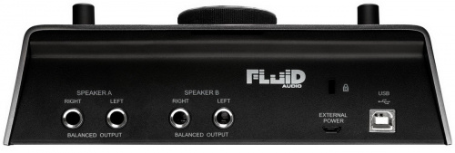 Fluid Audio SRI-2 внешний аудиоинтерфейс, АЦП/ЦАП 24-bit/192kHz, 2хXLR/TRS, OSX/Windows фото 3