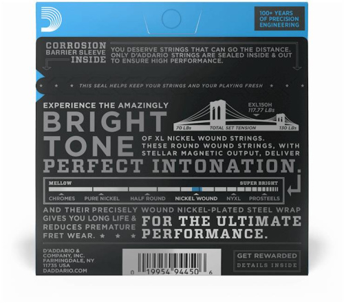 D'Addario EXL150H High-String/Nashville Tuning, 10-26 фото 3