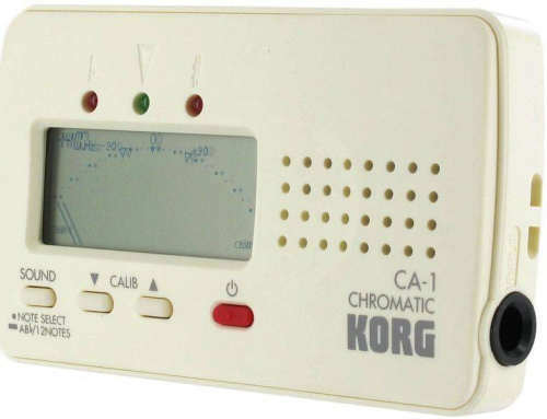 KORG CA-1 цифровой хроматический тюнер. Компактный хроматический тюнер. Жидкокристаллический псевдо-стрелочный дисплей с повышенным разрешением. Широк фото 5