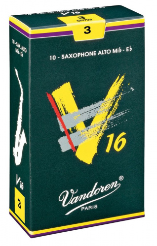 Vandoren V16 2.5 10-pack (SR7025) трости для альт-саксофона №2.5, 10 шт.