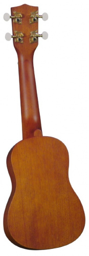 DIAMOND HEAD DU-200 Deluxe Natural Mahogany укулеле сопрано, корпус и гриф красное дерево, чехол фото 2