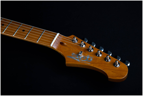 JET JS-300 BL электрогитара, Stratocaster, корпус липа, 22 лада,SSS, tremolo, цвет Sonic blue фото 7
