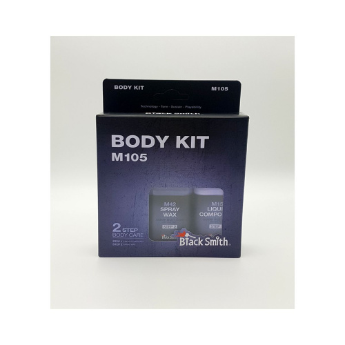 BlackSmith Body Care Kit M112 набор по уходу за корпусом: спрей-воск, жидкость для очистки и ткань фото 2