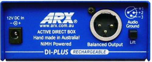 ARX DI Plus Активный двухканальный DI Box. Входные разъемы 2хRCA или стерео miniJack, выходные разъ фото 2