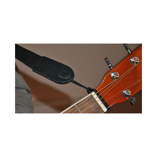 Мозеръ GS-2 коричневый ремень для гитары, материал с эффектом памяти, кожаные креп с фиксаторами фото 3