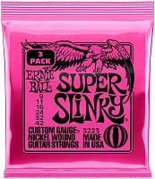 ERNIE BALL 3223 набор из 3х комплектов для эл. гитары Nickel Wound Super Slinky (9-42)