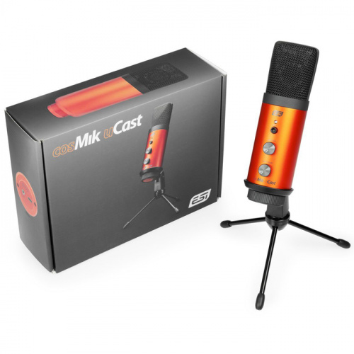 ESI cosMik uCast USB микрофон конденсаторный кардиоидный диафрагма 1" диапазон частот 30-18000 Гц фото 4