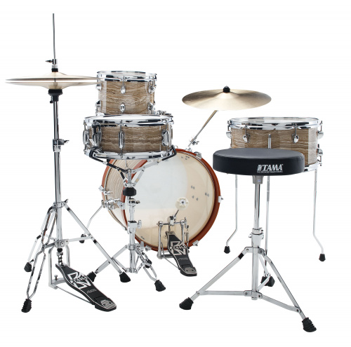 TAMA LJK48H4-CMW CLUB JAM ударная установка из 4 барабанов со стойками, мерсава/тополь, цвет кремовый фото 2
