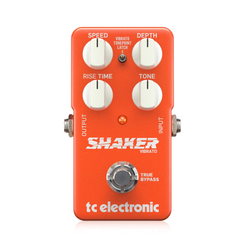 TC ELECTRONIC Shaker Vibrato TonePrint напольная гитарная педаль эффекта вибрато, 2 типа вибрации, функция Toneprint - загрузка из интернета, запись и фото 3