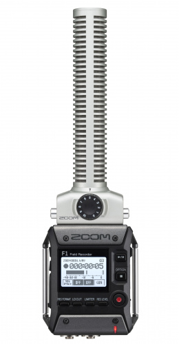 Zoom F1-SP полевой стереорекордер. В комплекте пушка SGH-6, виброподвес для крепления на камеру.
