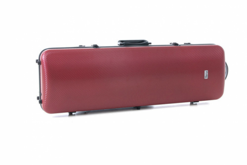 GEWAPURE VIOLIN OBLONG CASE футляр для скрипки прямоугольный, карбон, красный (PS350187)