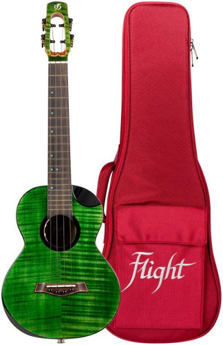 FLIGHT COMET TENOR EQ-A Green Укулеле тенор