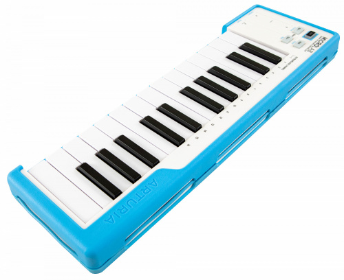 Arturia Microlab Blue USB MIDI мини-клавиатура, 25 клавиш, чувствительных к скорости нажатия; в комплекте Analog Lab Lite, Bitwig 8-TRACK, UVI Grand P фото 7