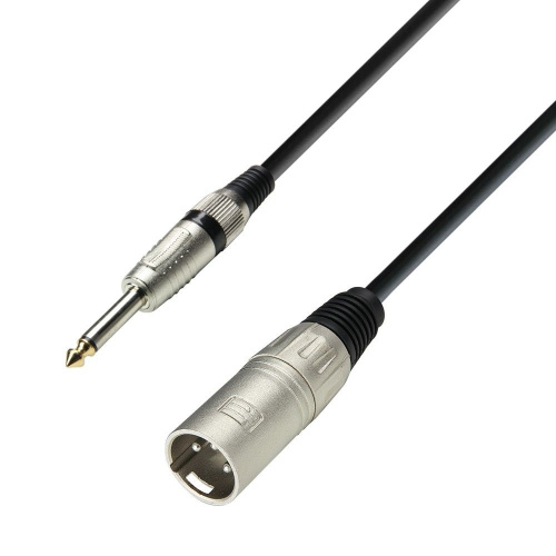 ADAM HALL K3 MMP 0100 микрофонный кабель XLR(M)-6,3 Jack mono, 1м