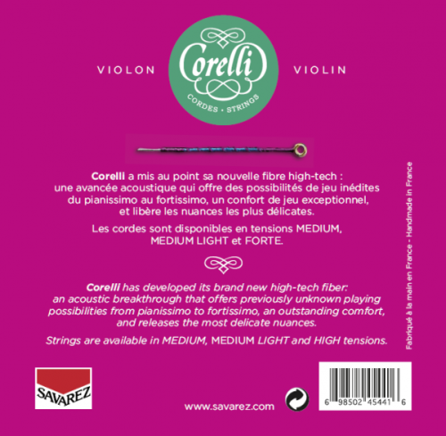SAVAREZ 900ML Corelli Cantiga Medium Light струны для скрипки фото 2
