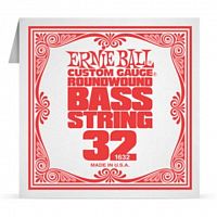 Ernie Ball 1632 струна для бас гитар. никель, калибр 032