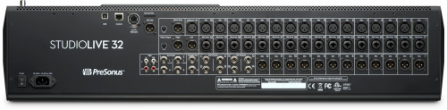 PreSonus StudioLive 32 III цифровой микшер, 32 вх+8 возвратов, 32 фейдера, 32 аналоговых вх/ вых, 4FX, 16MIX, 4AUX FX, USB-audio, AVB-audio фото 3