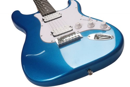 Bosstone SG-04HH BL+Bag Гитара электрическая, 6 струн цвет синий фото 5