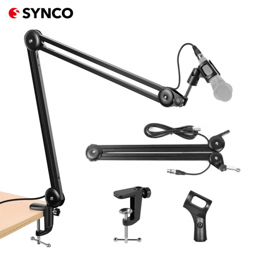 Synco MA38 Микрофонная стойка-пантограф с кабелем XLR-XLR фото 4