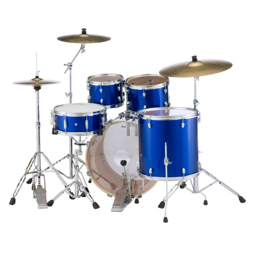 Pearl EXX725SBR/ C717 ударная установка из 5-ти барабанов, цвет High Voltage Blue, (4 коробки) фото 3