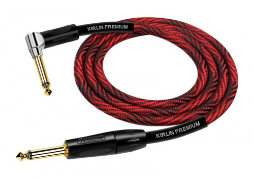 Kirlin IWB-202BFGL 3M WBR кабель инструментальный Разъемы: 1/4" прямой моноджек 1/4" угловой мо фото 4