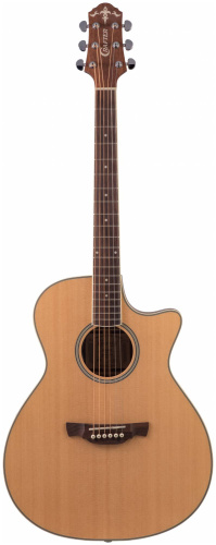 CRAFTER GAE-6/NС + Чехол электроакустическая гитара Гранд Аудиториум, Top- ель, корпус- махагон, с