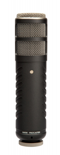 RODE Procaster Динамический микрофон для вещания. Кардиоидная диаграмма. Виброзащищенный внутренний подвес капсюля. Встроенный поп-фильтр.