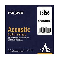 FZONE AT107 струны для акустической гитары, 13,17 сталь, 26,35,45,56 фосфор бронза, калибр13-56
