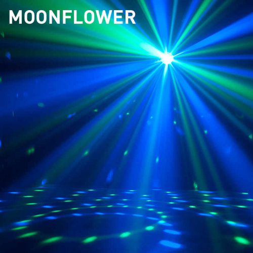 American DJ Stinger Star световой прибор 3 в 1: эффект "лунного цветка", стробо/чейз и эффект лазера фото 8
