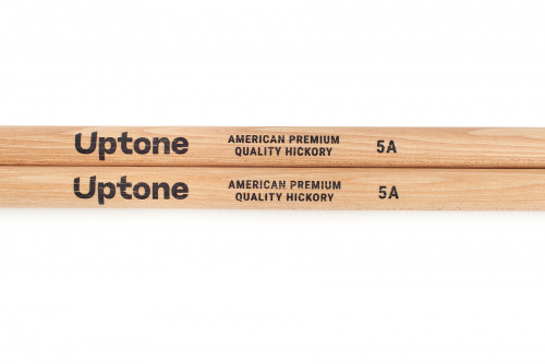UPTONE American Premium Quality Hickory 5A барабанные палочки, орех, деревянный наконечник, цвет н фото 5