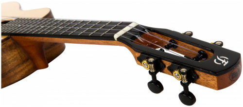 FLIGHT VOYAGER CONCERT EQ-A укулеле концерт с активным звукоснимателем,ALL SOLID ель/акация, чехол фото 11