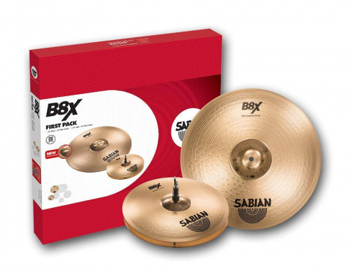 SABIAN B8X FIRST PACK (WHIS 14" HAT) набор тарелок