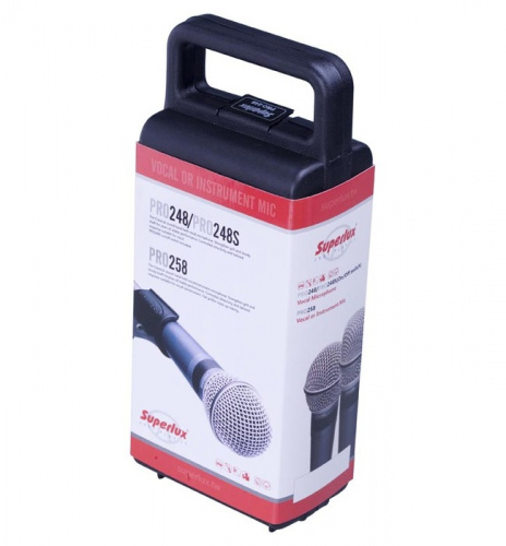 Superlux PRO248S вокальный динамический микрофон с суперкардиоидной диаграммой направленности фото 3