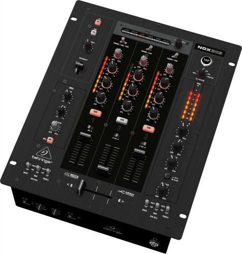 Behringer NOX303 DJ-микшер со встроенным USB интерфейсом (3 канала, микр. предусилители XENYX, оптический VCA кроссфейдер 45 мм, 3-полосный эквалайзер фото 3