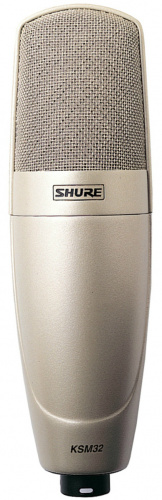 SHURE KSM32/SL студийный конденсаторный микрофон с алюминиевым кофром и гибким креплением