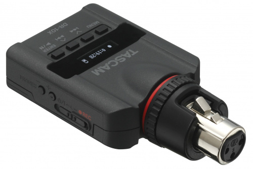 Tascam DR-10X портативный рекордер, прямое XLR подключение к динамическим и электретным микрофонам без кабеля. фото 3