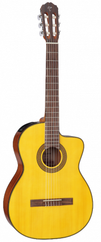 TAKAMINE G-SERIES CLASSICAL GC3CE-NAT классическая электроакустическая гитара, топ из массива ели, цвет натуральный, топ из массива ели, цвет натураль