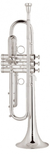 Gebr.Stolze TR-108S Труба Bb, помпы-мельхиор, корпус и раструб-латунь, посеребрённая