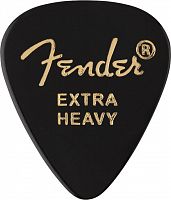 FENDER 351 Shape Premium Picks Extra Heavy Black 12 Count набор медиаторов, 12 шт, цвет - черный