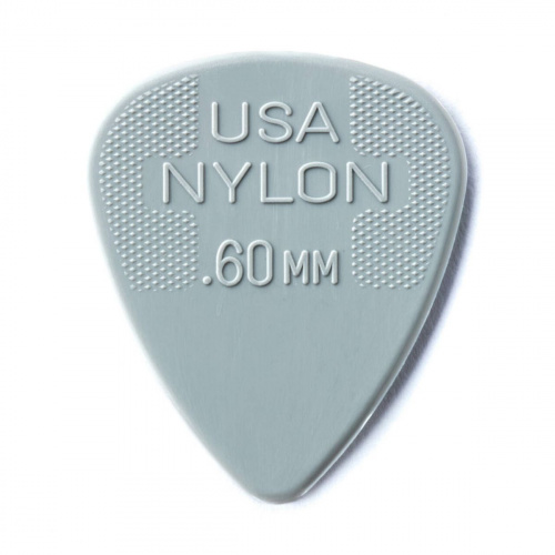 Dunlop Nylon Standard 44P060 12Pack медиаторы, толщина 0.6 мм, 12 шт.