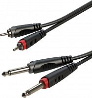 ROXTONE RACC150/6 Аудио-кабель (2 x RCA 2 x 6,3 mono Jack), AC010, 6м
