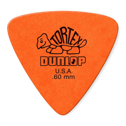 Dunlop 431P060 Tortex Triangle 6Pack медиаторы, толщина 0.6 мм, 6 шт.