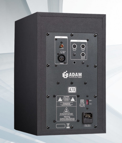ADAM A7X Активный 2-х полосный студийный аудио монитор, ленточный X-ART ВЧ драйвер 2", Carbon Fiber фото 2