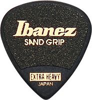 IBANEZ PA16XSG-BK PICKS медиатор extra heavy, цвет черный с песочным напылением, толщина 1.2 (50 штук в упаковке)