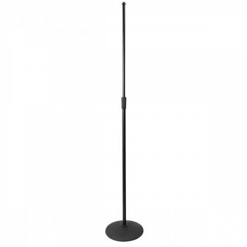 OnStage MS9210 микрофонная стойка, прямая, круглое основание, регулируемая высота,черная