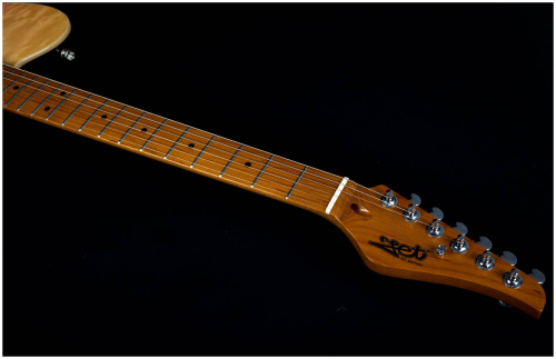 JET JT-450 QTPK электрогитара, Telecaster, корпус липа, топ тигровый клен, цвет PK фото 8