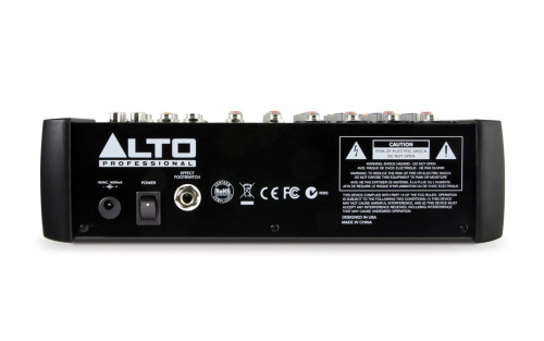 Alto ZMX122FX микшерный пульт, 4 моновхода, 2 стереовхода, 2 AUX-шины, процессор эффектов Alesis фото 2