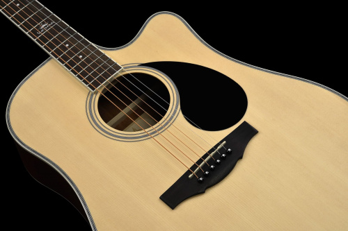 KEPMA D1CE Natural Matt электроакустическая гитара, цвет натуральный, в комплекте 3м кабель фото 6