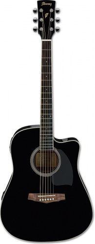 IBANEZ PF15ECE-BK электроакустическая гитара, цвет черный фото 5