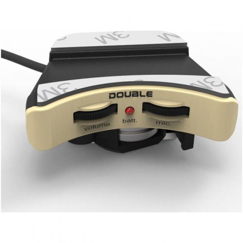X2 DOUBLE C2U пьезозвукосниматель для укулеле с микрофоном, регуляторы громкости и микрофона